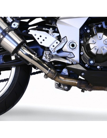 GPR Par de terminales homologados con db killer extraíble, catalizadores y tubo de conexión específico Kawasaki Z 1000  07-09