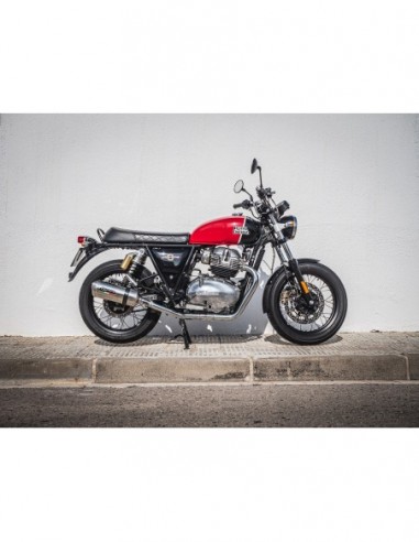 GPR Par de terminales homologados con db killer extraíble, catalizadores y tubo de conexión Royal Enfield Interceptor 650 21-24