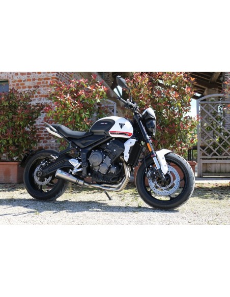 GPR Escape completo homologado con catalizador incluido db killer extraíble Triumph Trident 660 21-24