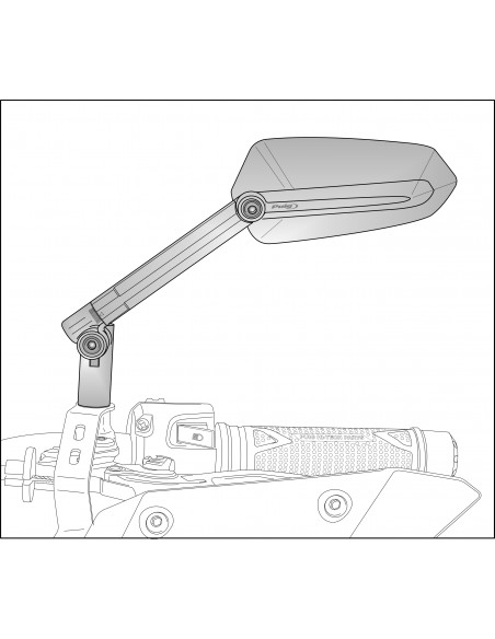 RETROVISOR MOD. F1 NO HOMOLOGA