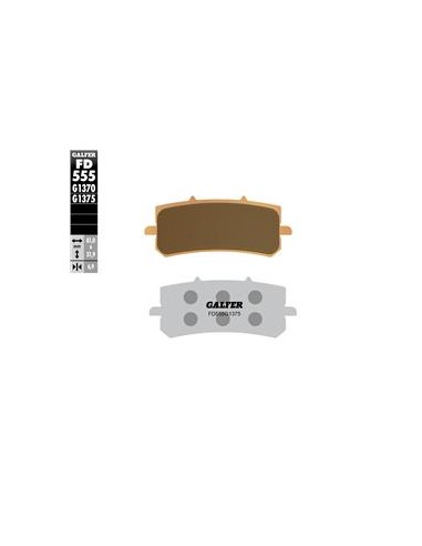 PASTILLA FRENO SINTERIZADA FD555G1375