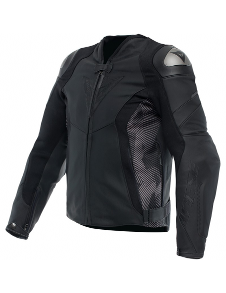 CAZADORA DAINESE AVRO 5 LEATHER BLACK/ANTHRACITE