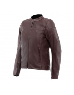 CAZADORA DAINESE ITINERE LEATHER WOMAN BORDEAUX