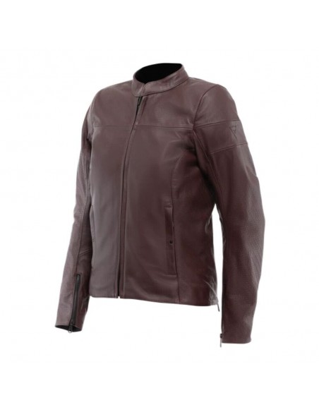 CAZADORA DAINESE ITINERE LEATHER WOMAN BORDEAUX