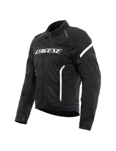 CAZADORA DAINESE AIR FRAME 3 TEX BLACK/BLACK/WHITE