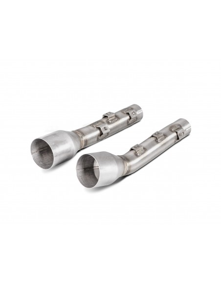 AKRAPOVIC BLACK EDITION SILENCIOSOS SLIP-ON. HOMOLOGADO ACERO INOXIDABLE YAMAHA XV - SCR 950 2017-2020