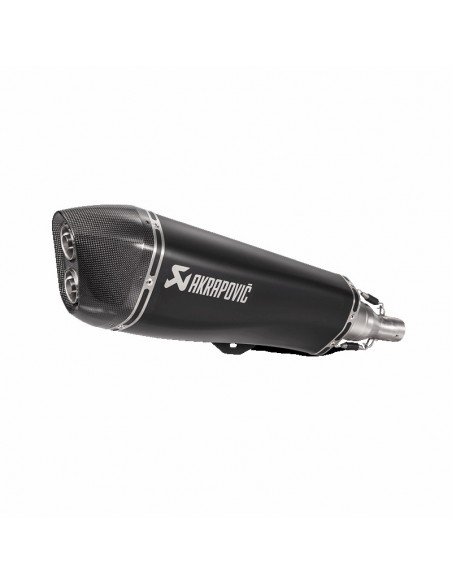AKRAPOVIC BLACK EDITION SILENCIOSOS SLIP-ON. HOMOLOGADO ACERO INOXIDABLE PIAGGIO MP3 500 LT IE 2008-2020