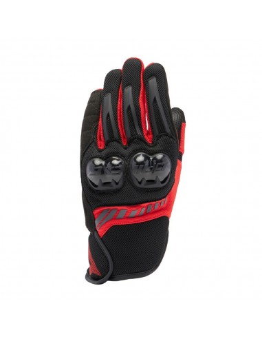 GUANTE DAINESE MIG 3 AIR TEX BLACK/RED-LAVA