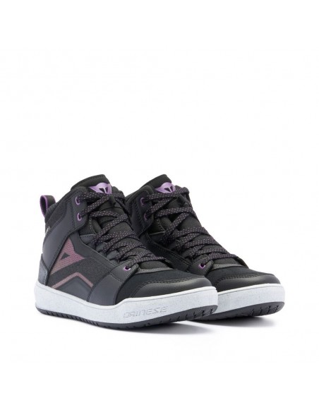 BOTAS DAINESE SUBURB D-WP WOMAN BLACK/WHITE/METAL PURPLE