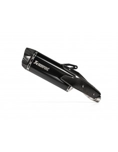AKRAPOVIC BLACK EDITION SILENCIOSOS SLIP-ON. HOMOLOGADO TITANIO