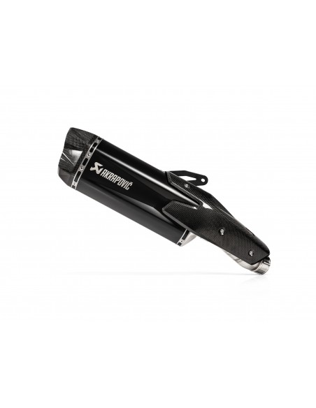AKRAPOVIC BLACK EDITION SILENCIOSOS SLIP-ON. HOMOLOGADO TITANIO