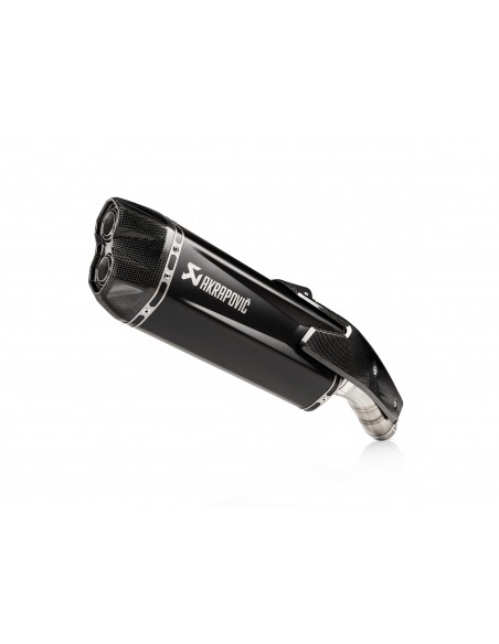 AKRAPOVIC BLACK EDITION SILENCIOSOS SLIP-ON. HOMOLOGADO TITANIO