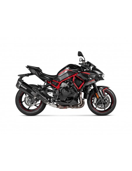 AKRAPOVIC BLACK EDITION SILENCIOSOS SLIP-ON. HOMOLOGADO TITANIO