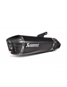 AKRAPOVIC BLACK EDITION SILENCIOSOS SLIP-ON. HOMOLOGADO TITANIO