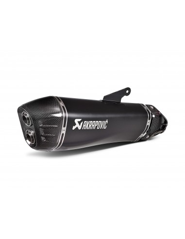 AKRAPOVIC BLACK EDITION SILENCIOSOS SLIP-ON. HOMOLOGADO TITANIO