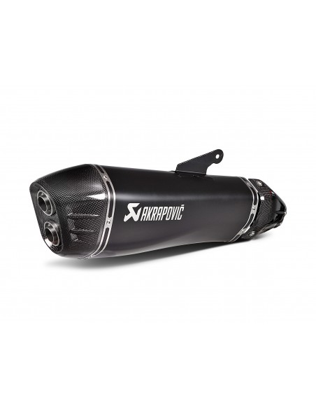 AKRAPOVIC BLACK EDITION SILENCIOSOS SLIP-ON. HOMOLOGADO TITANIO