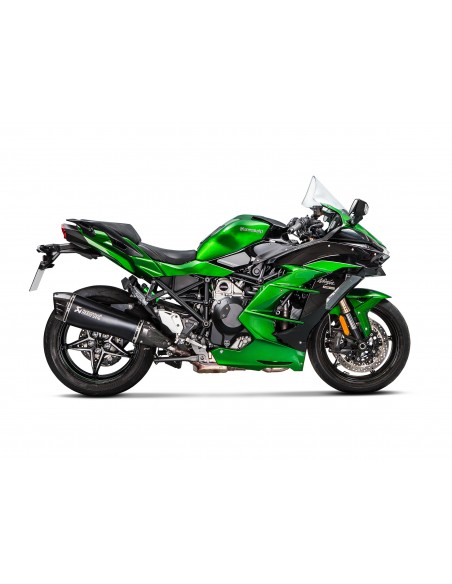 AKRAPOVIC BLACK EDITION SILENCIOSOS SLIP-ON. HOMOLOGADO TITANIO