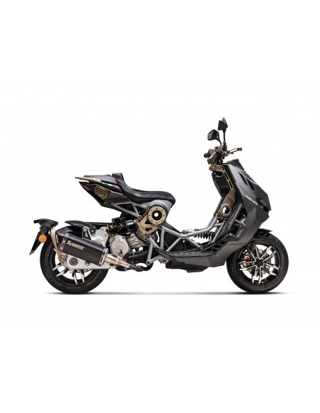 AKRAPOVIC BLACK EDITION ITALJET DRAGSTER 125 - 250