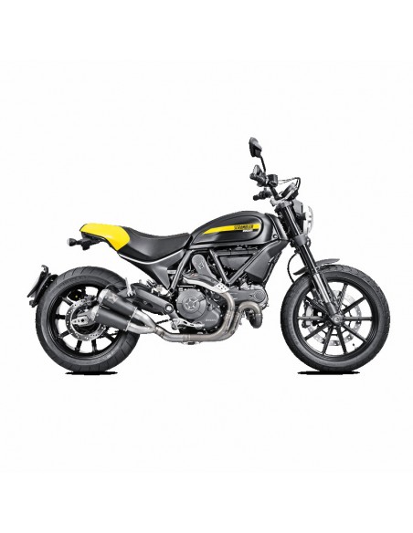 AKRAPOVIC BLACK EDITION SILENCIOSOS SLIP-ON. NO HOMOLOGADO TITANIO