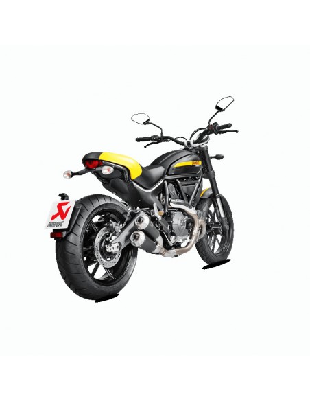 AKRAPOVIC BLACK EDITION SILENCIOSOS SLIP-ON. NO HOMOLOGADO TITANIO