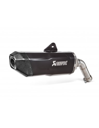 AKRAPOVIC BLACK EDITION SILENCIOSOS SLIP-ON. HOMOLOGADO TITANIO