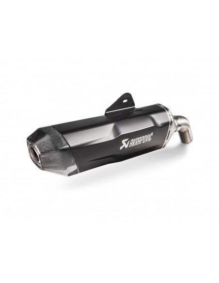 AKRAPOVIC BLACK EDITION SILENCIOSOS SLIP-ON. HOMOLOGADO TITANIO