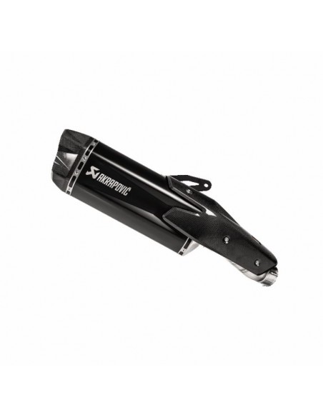AKRAPOVIC BLACK EDITION SILENCIOSOS SLIP-ON. HOMOLOGADO TITANIO KAWASAKI Z 1000 H2 2020-2023