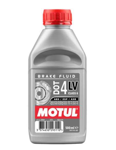 LIQUIDO DE FRENOS MOTUL DOT 4 LV 0,5L