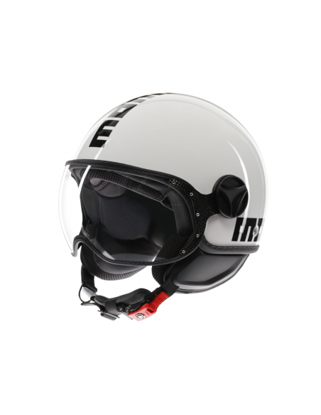 CASCO MOMO FGTR CLASSIC MONO WHITE BLACK