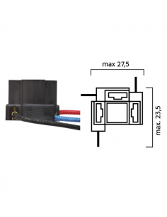 SOPORTE PARA H4 CON CABLES