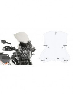 CUPULA GIVI P/KITA KTM.ADV.390 20AD 7710DT