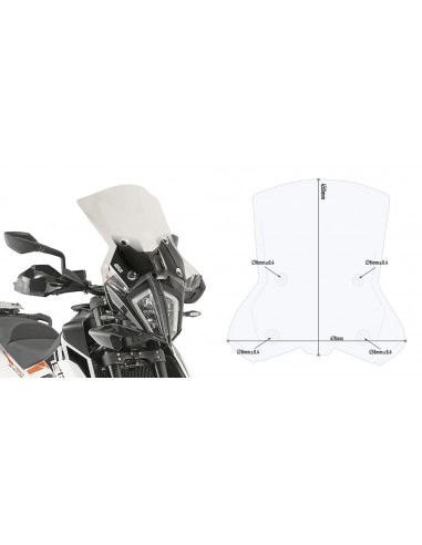 CUPULA GIVI P/KITA KTM.ADV.390 20AD 7710DT
