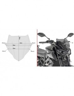 CUPULA GIVI C/KITA YAMAHA.MT.09.17 A2132