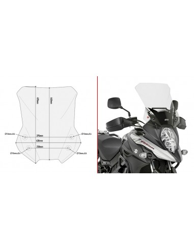CUPULA GIVI P/KITAO SUZUKI.DLV.STRO D3112ST
