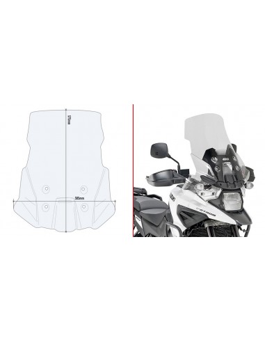 CUPULA GIVI P/KITAO SUZUKI.V-STROM/ D3117ST