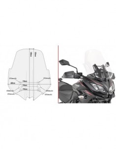 CUPULA GIVI P/KITAO KAWASAKI.VERSYS D4120ST