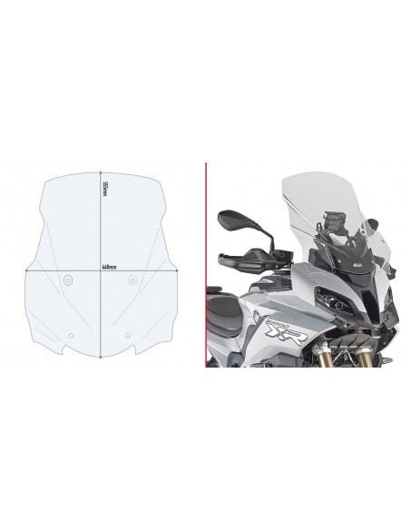 CUPULA GIVI P/KITAO BMW.SXR.1000.20 D5138ST