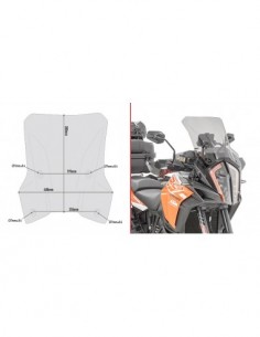 CUPULA GIVI P/KITAO KTM.SUPER.ADV.S D7706S