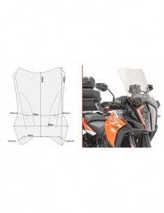 CUPULA GIVI P/KITAO KTM.SUPER.ADVEN D7706ST