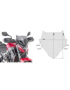 PARABRISAS GIVI P/KITA HONDA/KAWASAKI.CBF.500