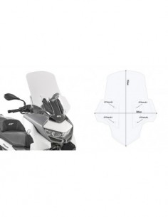 PARABRISAS GIVI P/KITA BMW.CGT.400.19