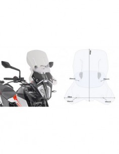 PARABRISAS GIVI AIRFLOW P/KITAOKTM.390.ADV.20
