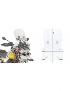 PARABRISAS GIVI AIRFLOW P/KITAOGUZZI.V85.TT.1