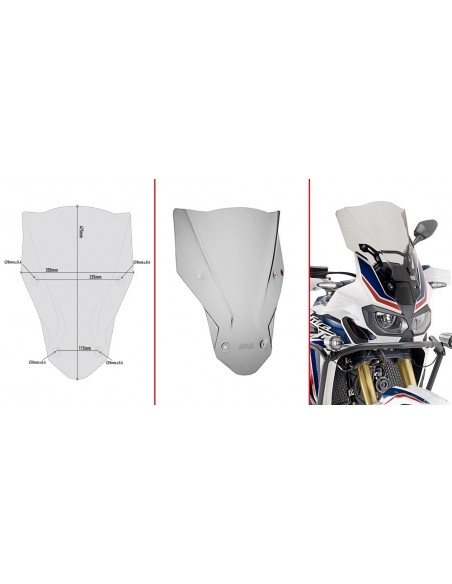 PARABRISAS GIVI HONDA.AFRICA.TWIN.CRFL.1000.1