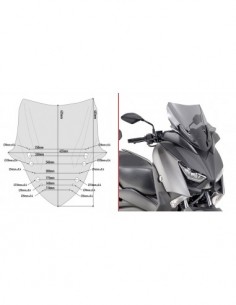 PARABRISAS GIVI P/KITAO YAMAHA.XMAX.300/400/1
