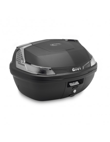 MALETA GIVI B47 BLADE TECH MONOLOCK 47 LTS.NEGRA CON CATADIOPTRICOS AHUMADOS