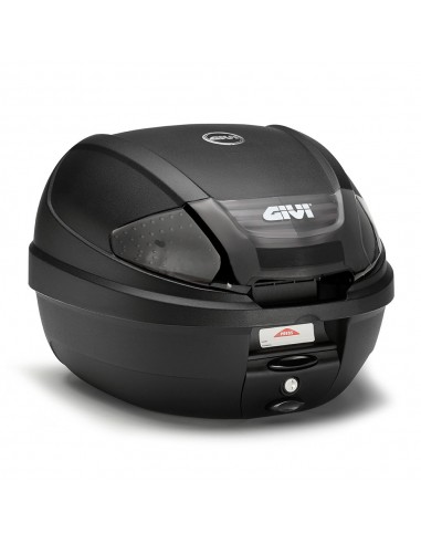 MALETA GIVI MONOLOCK 30 LITROS NEGRO CON CATADIOPTRICOS AHUMADOS