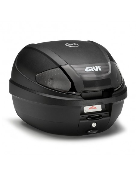 MALETA GIVI MONOLOCK 30 LITROS NEGRO CON CATADIOPTRICOS AHUMADOS