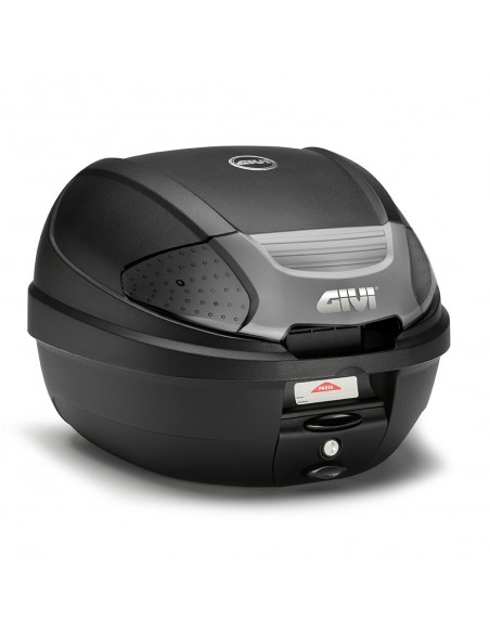 MALETA GIVI MONOLOCK 30 LITROS NEGRO CON CATADIOPTRICOS AHUMADOS