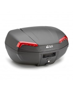 MALETA GIVI E46 RIVIERA MONOLOCK 46 LTS NEGRA CON CATADIOPTRICOS ROJO